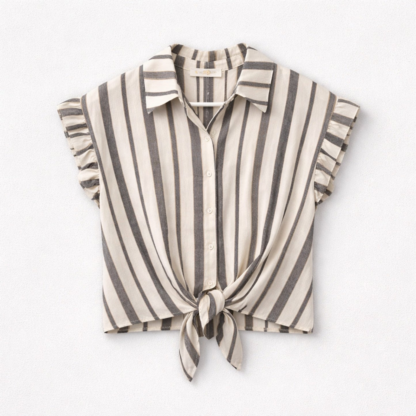 Sommerbluse mit Streifen – Made in Italy Bluse Das Zierwerk