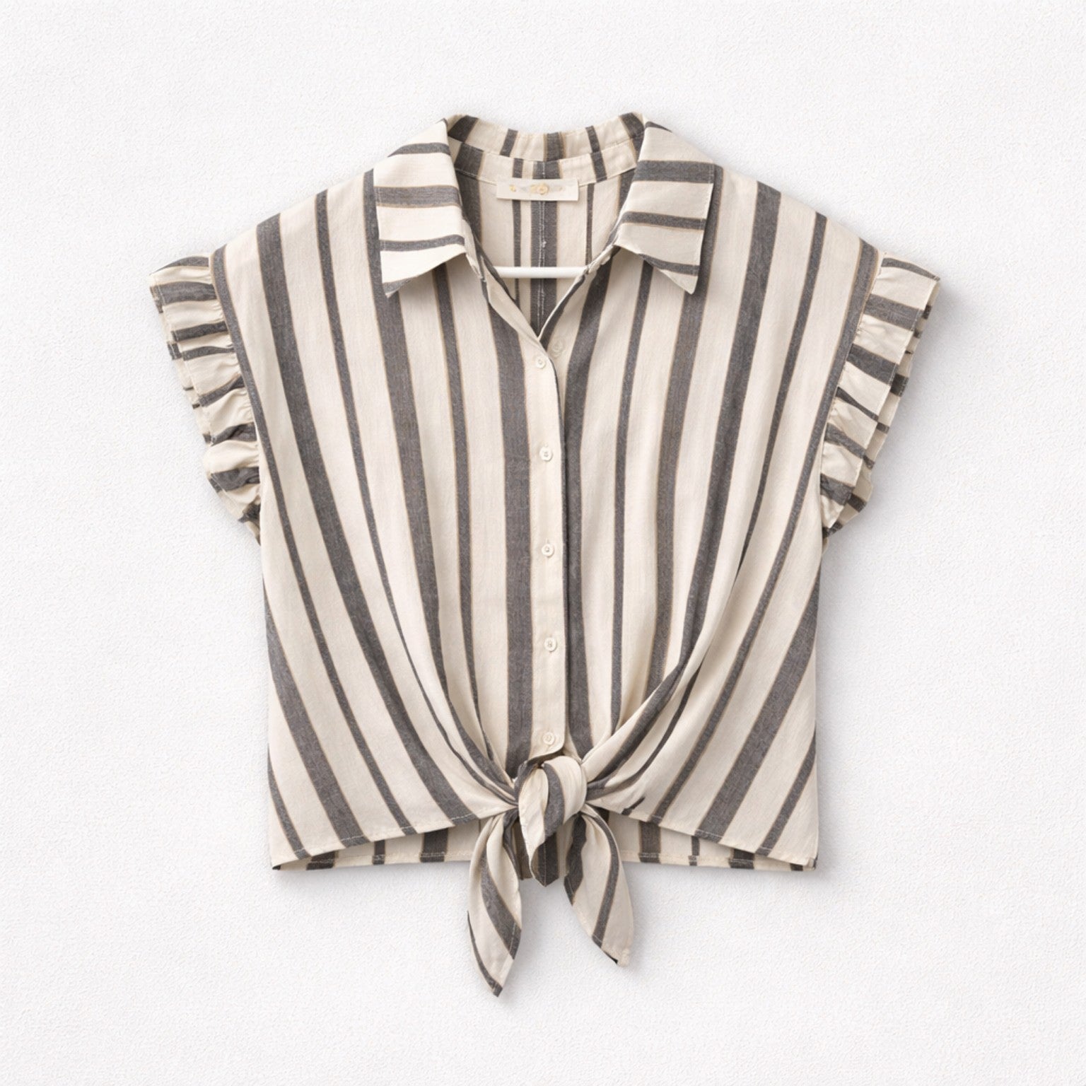 Sommerbluse mit Streifen – Made in Italy Bluse Das Zierwerk