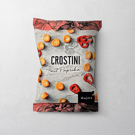 Crostini mit Paprika – knuspriges Brotgebäck mit mediterranem Flair Chips Wajos