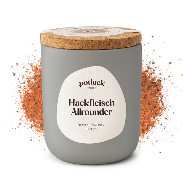 Hackfleisch Allrounder – Gewürzzubereitung für Frikadellen, Buletten & Hackgerichte Gewürz Potluck