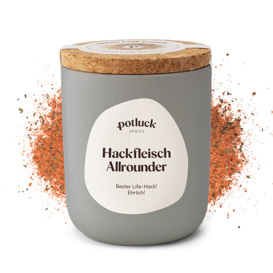Hackfleisch Allrounder – Gewürzzubereitung für Frikadellen, Buletten & Hackgerichte Gewürz Potluck