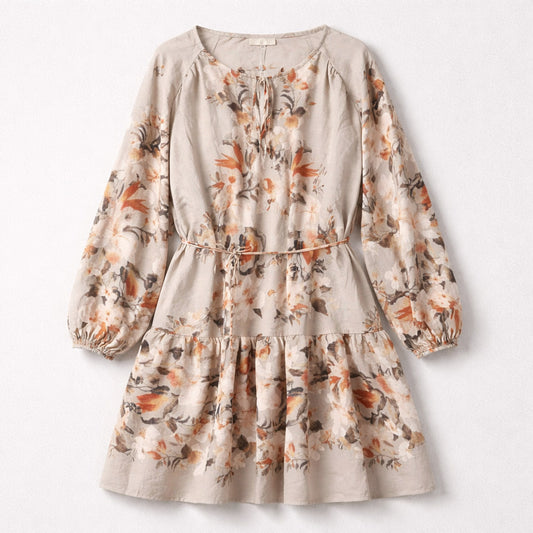Florales Kleid in Naturtönen – leicht, feminin & entspannt Kleid Das Zierwerk