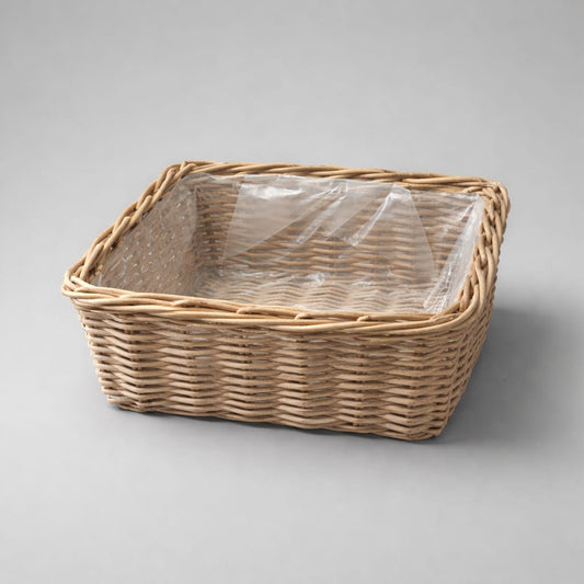 Rattan Pflanzkorb mit Folie – Natürlich schön & vielseitig Korb Das Zierwerk