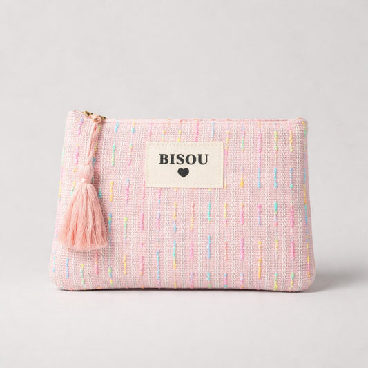 Kosmetiktasche „BISOU“ – ein kleines Küsschen für den Alltag Clutch Das Zierwerk