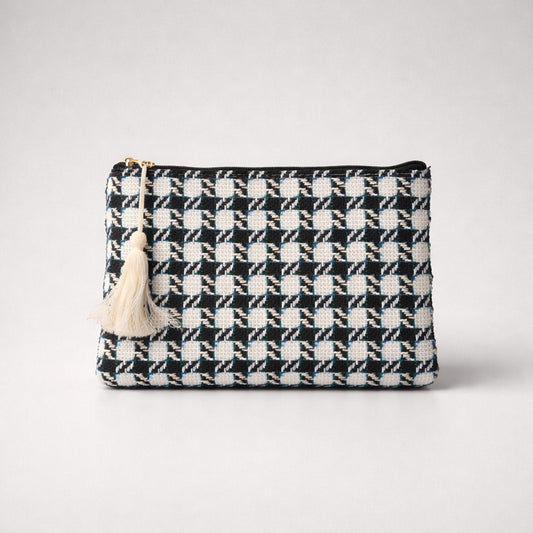 Kosmetiktasche „Classic Chic“ – zeitloses Muster mit Stil Clutch Das Zierwerk