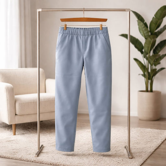 Lederoptik Hose – stilvoll, modern & vielseitig kombinierbar (Größe L) Hose V. Milano