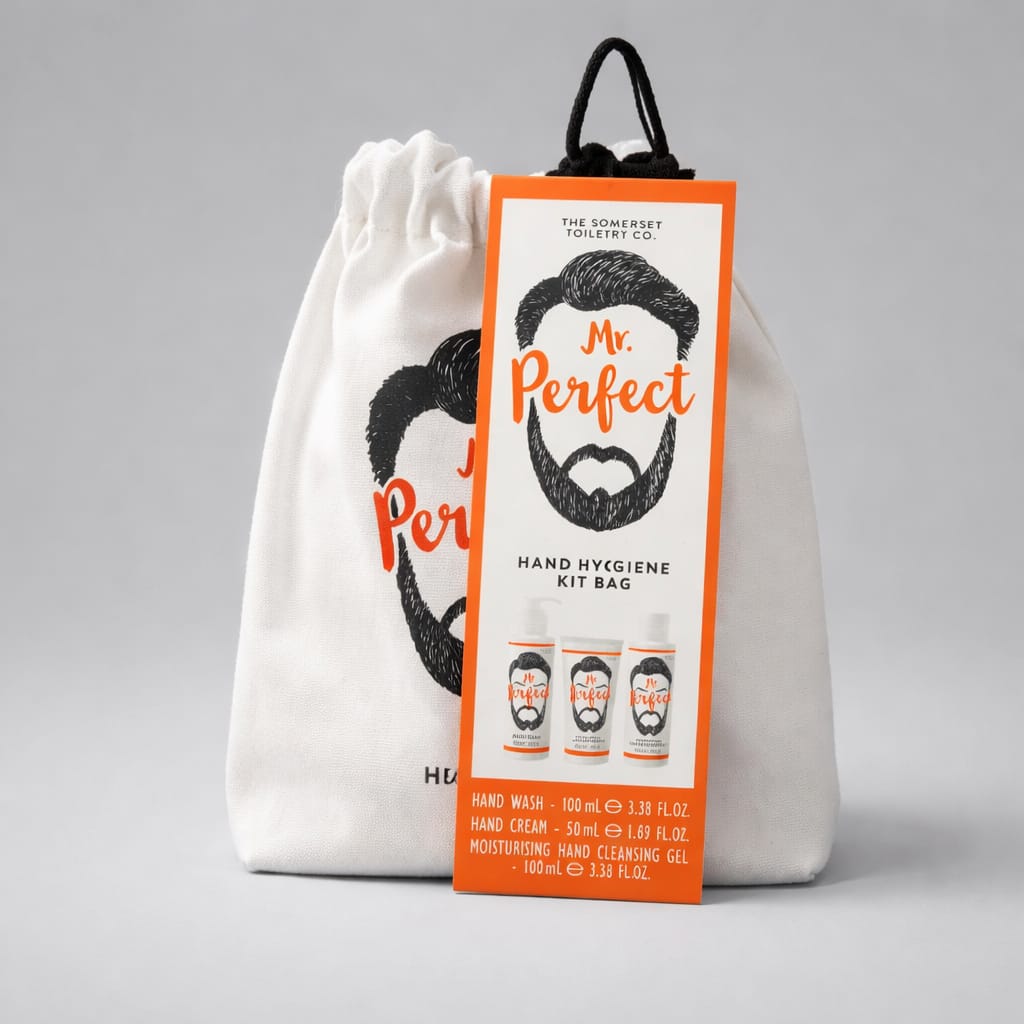 Mr. Perfect – Hand Hygiene Kit Bag Seife The Somerset Toiletry Company
