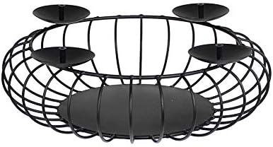 Kaheku Kerzenhalter Ossa – Schwarz, Metall