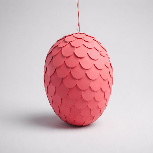 Papier-Osterei zum Aufhängen – dekorativer Osteranhänger Deko Das Zierwerk