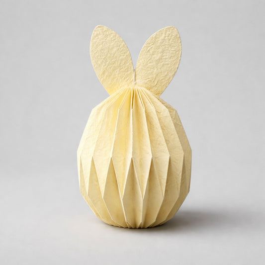 Papier Osterhase Gelb groß Deko Das Zierwerk