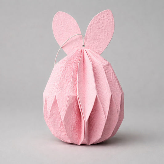Papier Osterhase Rosa groß Deko Das Zierwerk