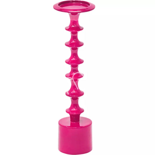 Kerzenhalter Fuchsia – Statement-Piece in kräftigem Pink