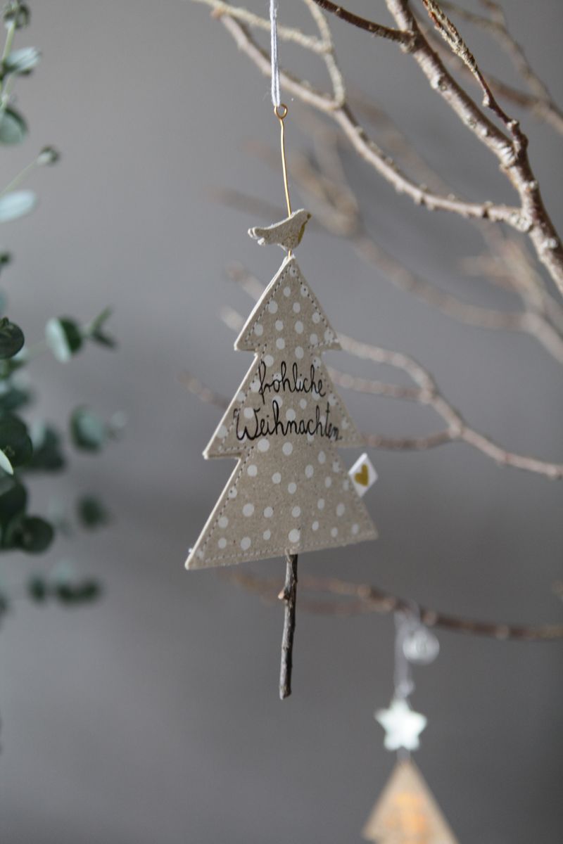 Anhänger „Fröhliche Weihnachten“ – Good Old Friends Baumschmuck Good Old Friends