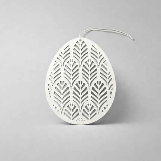 Osteranhänger Osterei im filigranen Scherenschnitt-Design Deko Chic Antique