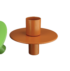 Kerzenhalter Orange | Modernes Wohnaccessoire für Stabkerzen