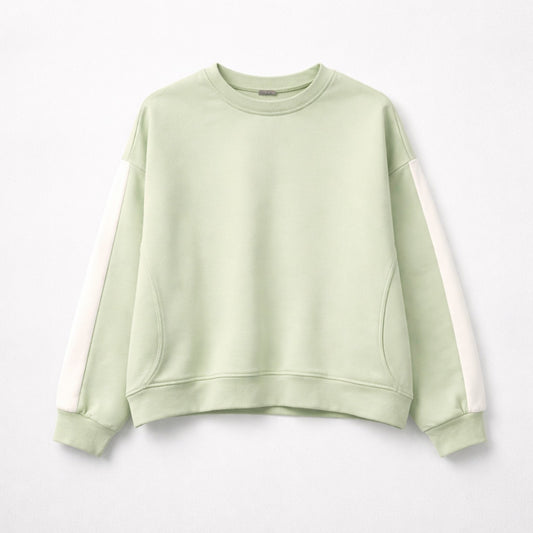Soft Sweatshirt in Pistazie – lässige Eleganz für jeden Tag Sweatshirt Das Zierwerk