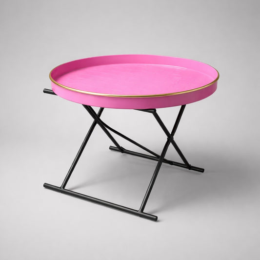 Tabletttisch in Pink – klappbar & stylisch Tablett Das Zierwerk