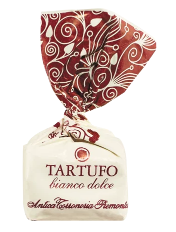 Tartufi Dolci Bianchi – weiße Trüffelpralinen mit Piemonteser Haselnüssen Tartufo Antica Torroneria Piemontese