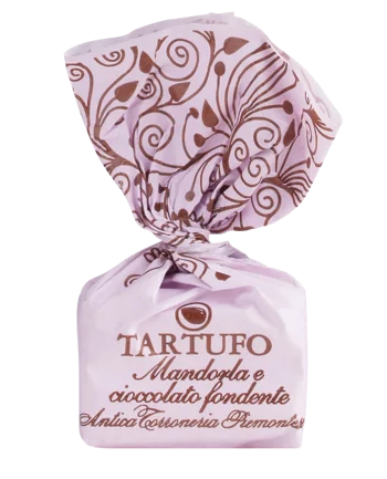 Tartufi Dolci mit Mandeln & Zartbitterschokolade – knusprige Trüffelpralinen aus dem Piemont Tartufo Antica Torroneria Piemontese