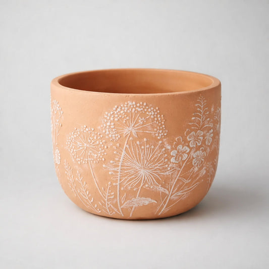 Handgefertigter Pflanzkübel in Terra Cotta – stilvolle Natürlichkeit für dein Zuhause Übertopf Das Zierwerk