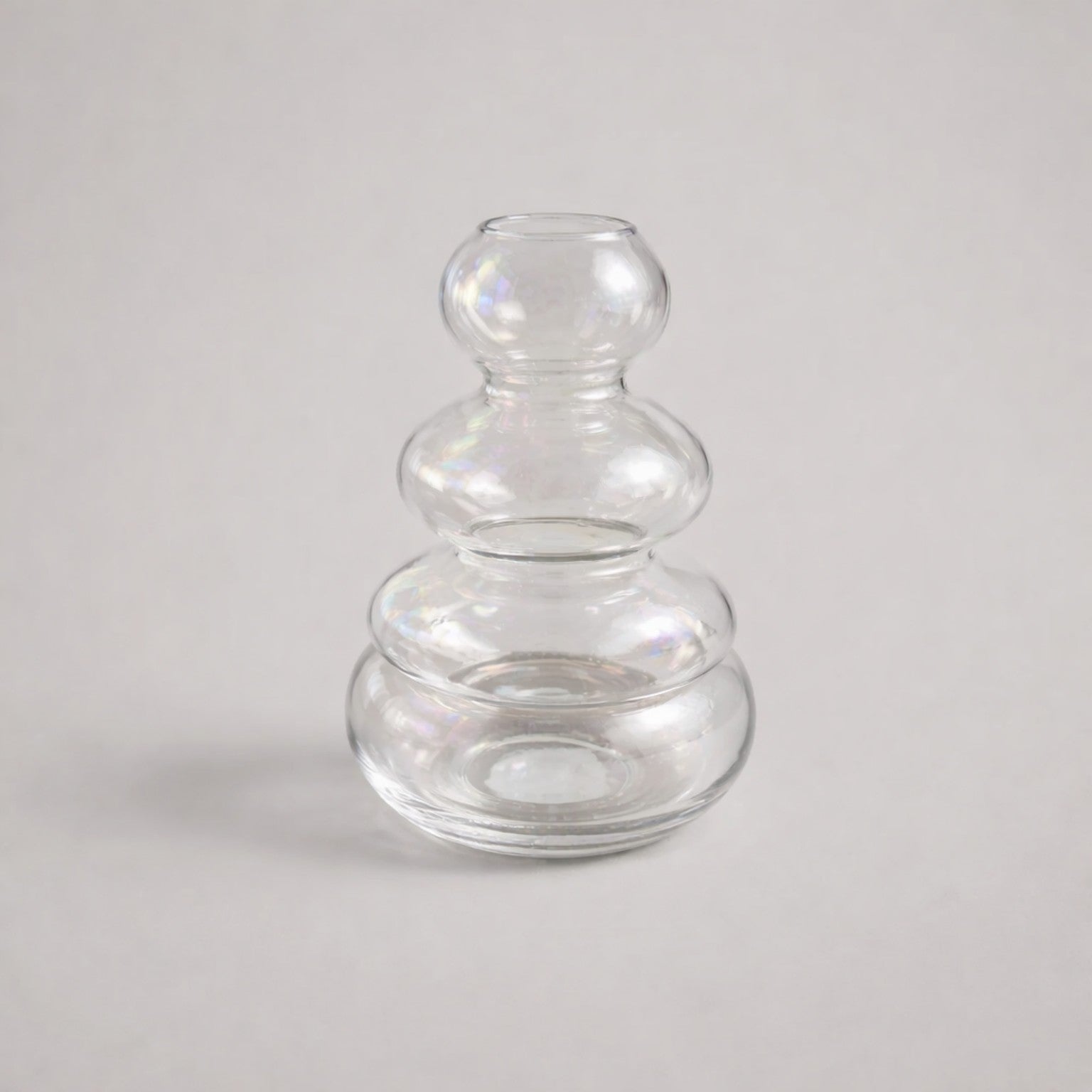 Skulpturale Glasvase mit Schimmer – schlicht, aber besonders Vase Das Zierwerk