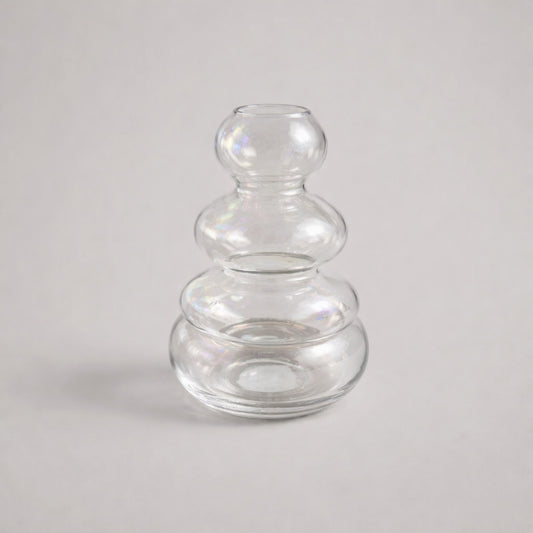 Skulpturale Glasvase mit Schimmer – schlicht, aber besonders Vase Das Zierwerk