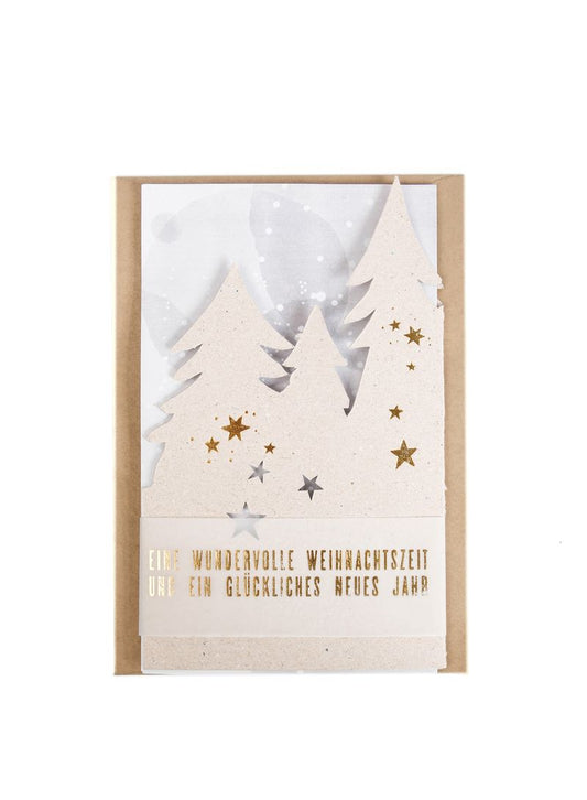 Weihnachtskarte „Eine wundervolle Weihnachtszeit“ von Good Old Friends