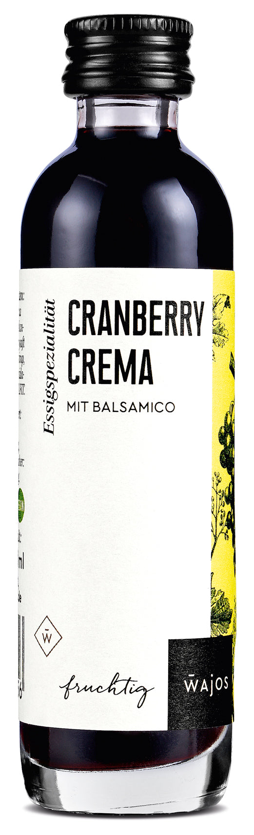 Wajos Cranberry Crema mit Balsamico – 40 ml Mini