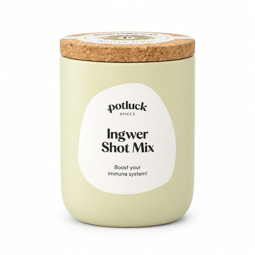 Potluck Ingwer Shot Mix – Gewürzmischung mit Kurkuma, Mango & Chili Gewürz Potluck