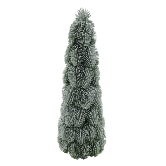 Dekobaum mit Schnee – Winterliche Deko 46 cm