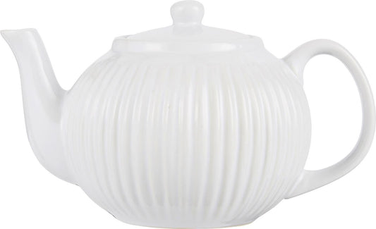 IB Laursen Teekanne Mynte Pure White im Landhausstil