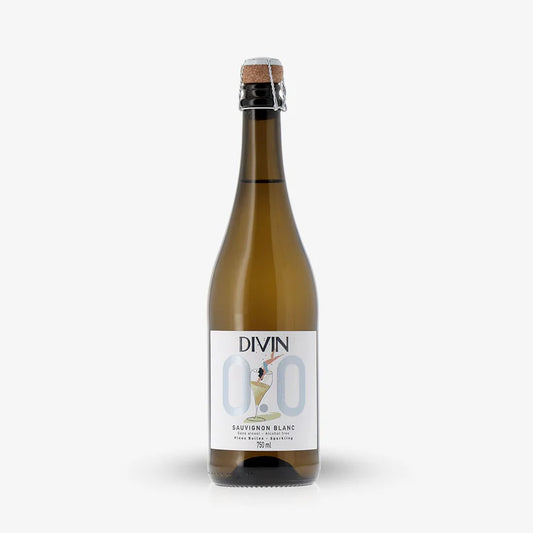DIVIN Sparkling Sauvignon Blanc 0,0% – alkoholfreier Genuss mit feiner Perlage Alkoholfrei Zenotheque