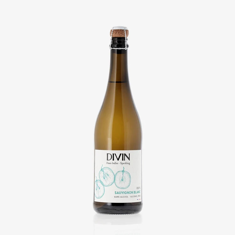 DIVIN Sparkling 0,0 % – alkoholfreier Sauvignon Blanc von der Loire Alkoholfrei Zenotheque