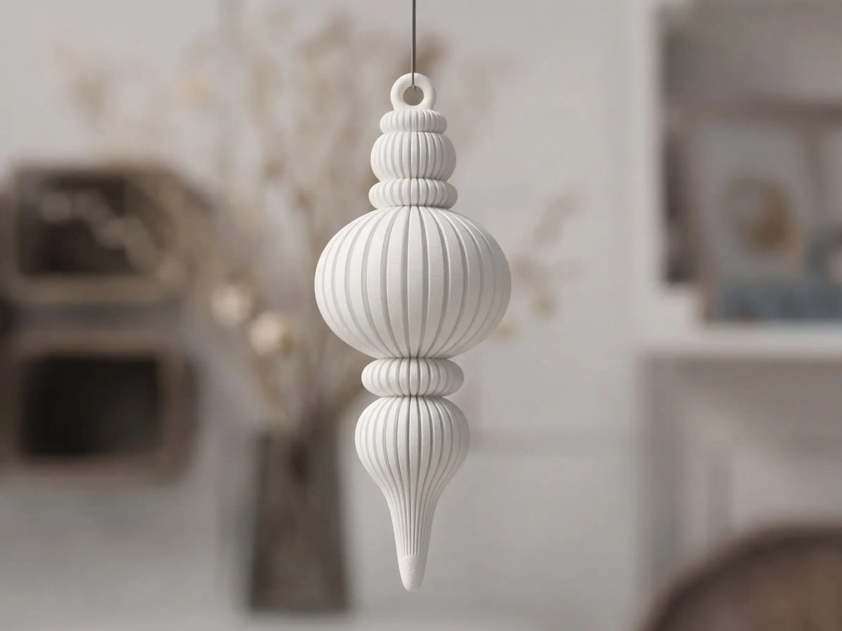 Yuki - Stalaktit: Elfenbeinweiß Weihnachtsdekoration re3dline