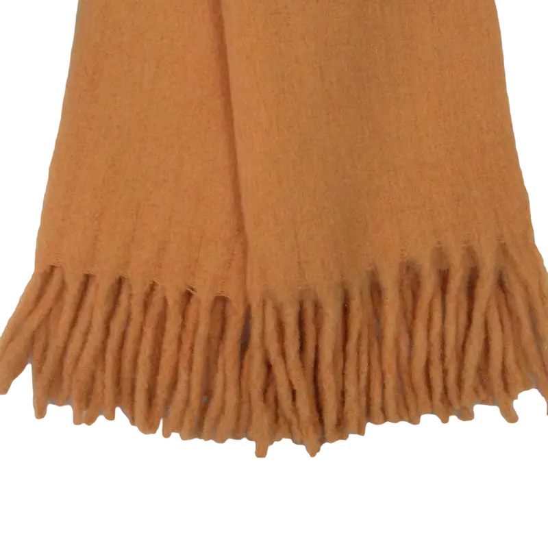 Kuscheldecke Herbstorange 170x130
