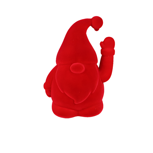 Winke Wichtel Rot – Flock, 12×17 cm