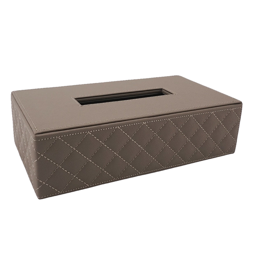 Tücherbox in edlem Steppdesign – 25 x 14 x 6,5 cm