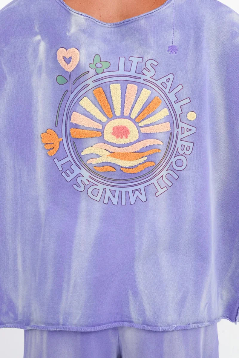 Batik-Sweatshirt „Hilda“ (Größe M/L) Sweatshirt Love Joy Victory