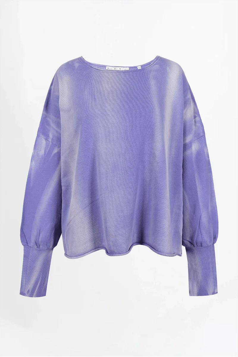 Batik-Sweatshirt „Hilda“ (Größe M/L) Sweatshirt Love Joy Victory