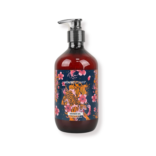 Veganes Duschgel Holz & Salbei – 510 ml Pumpflasche | Housevitamin Duschgel Housevitamin bv