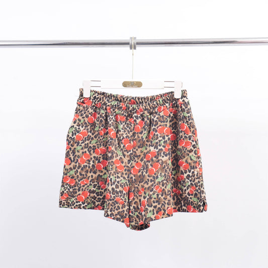 Baumwollshorts mit Kirschmuster – frech, bequem und sommerlich