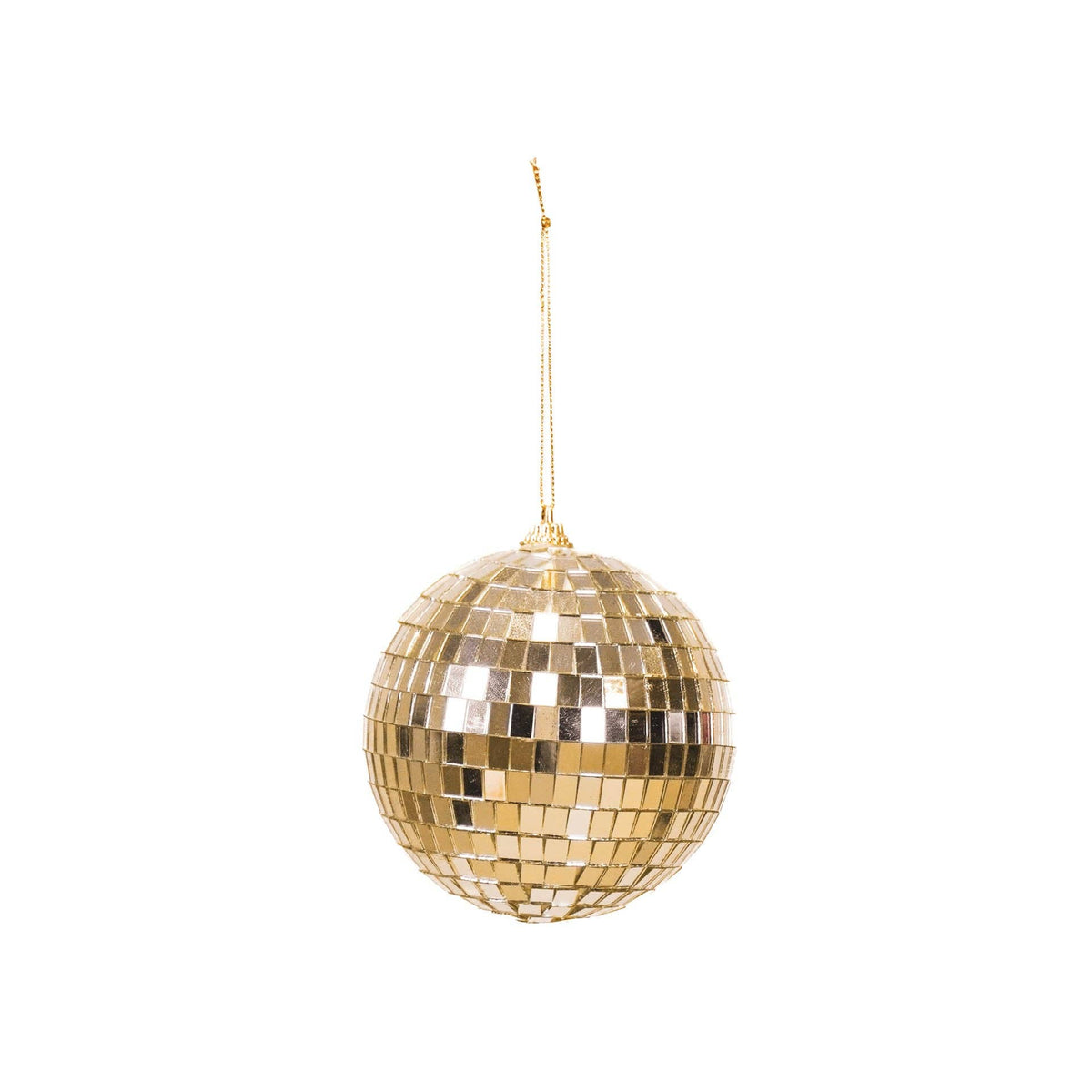 Weihnachtsanhänger Discokugel Gold – 8 cm | Housevitamin Weihnachtsdekoration Housevitamin bv