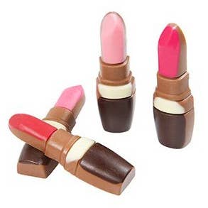 Schokoladen-Lippenstifte – 4er Set aus Milchschokolade | Geschenk Schokolade Das Zierwerk