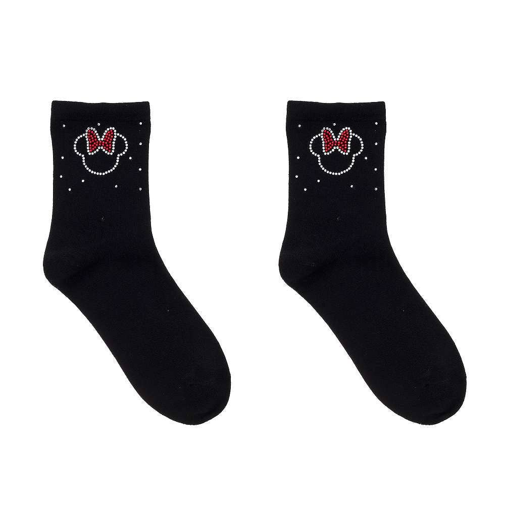 Trendige Socken mit Strass-Motiv – Größe 36–41