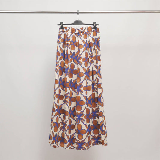 Weite Hose mit Blumenmuster
