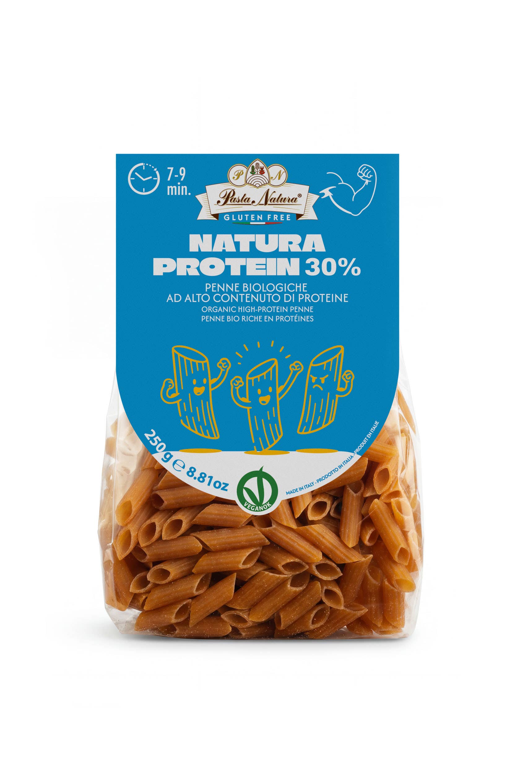 Protein-Pasta 30% Bio & glutenfrei, vegan PASTA NATURA