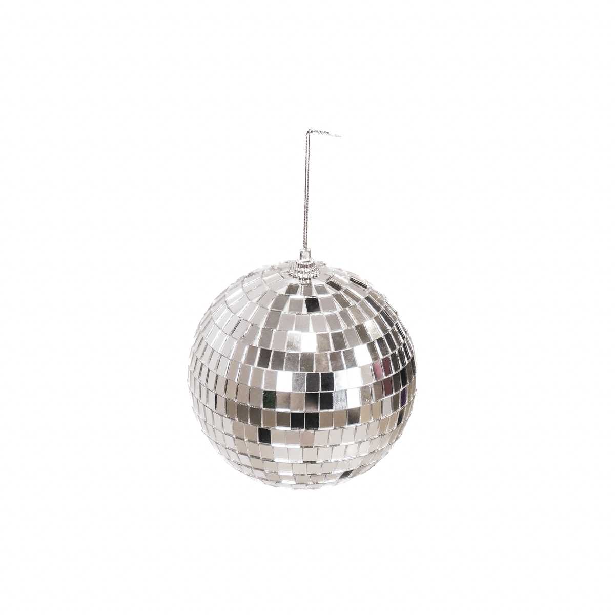 Weihnachtsanhänger Discokugel Silber – 8 cm | Housevitamin Weihnachtsdekoration Housevitamin bv