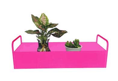Metall-Tablett in Pink – stilvoll & vielseitig