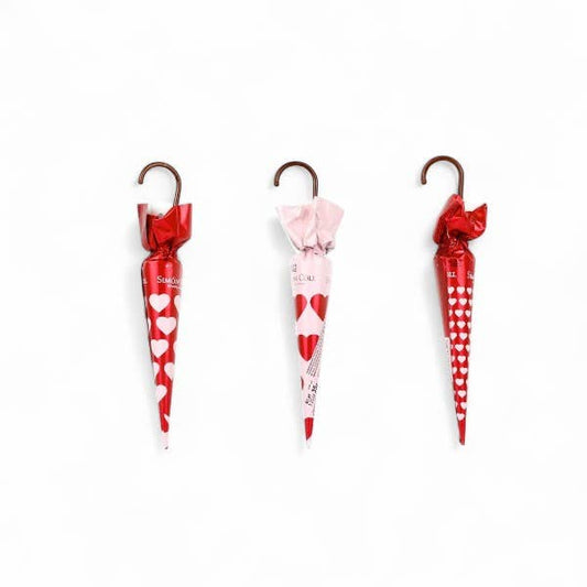 LOVE Schirmständer aus Schokolade 35 g Schokolade Das Zierwerk