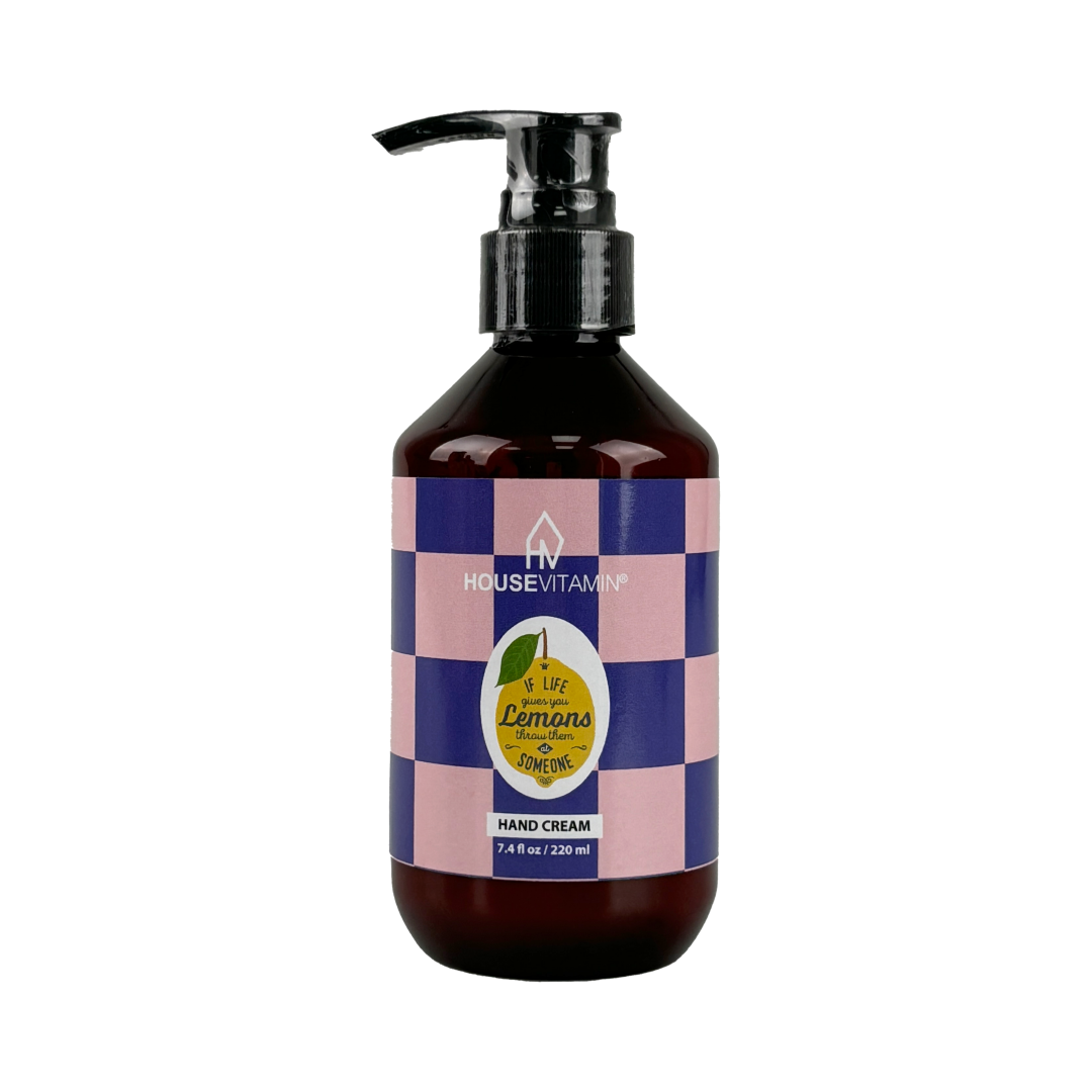 Handcreme-Pumpspender - Zitrone / Bergamotte / Basilikum - 220 ml Housevitamin bv